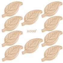 10 Pack Leaf Shaped USB Memory Sticks Made of Wood or Bamboo 