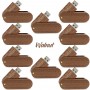 10 Pack Maple Walnut and Bamboo Made USB Memory Sticks Swiss Army Knife